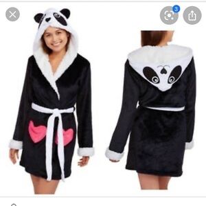 Panda Robe Rue 21 s/m heart pockets